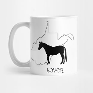 West Virginia Horse Lover Gift Mug